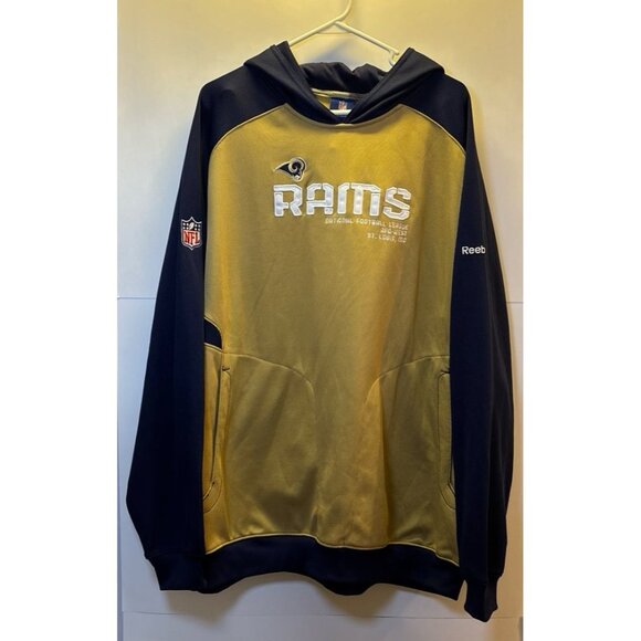 NFL‎ On field RAMS Performance Hoodie (XXL) NWT - Picture 1 of 9